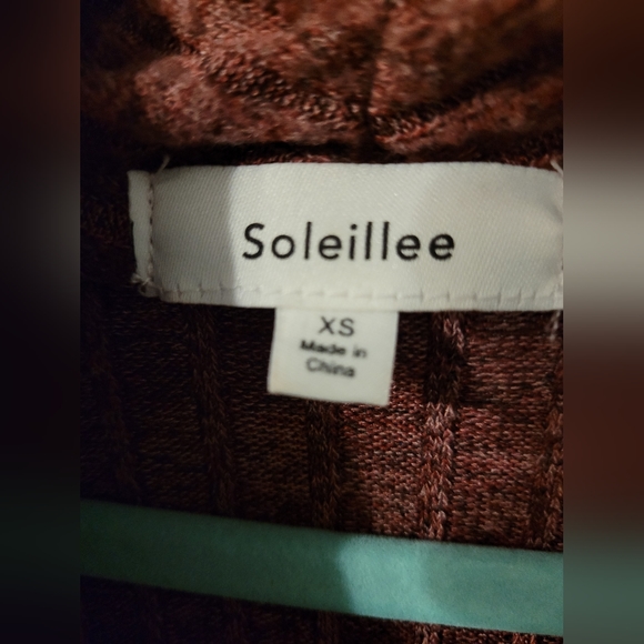 Soleillee Cross Front Long Sleeve Sweater - Picture 3 of 7